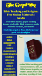 Mobile Screenshot of gospelway.com